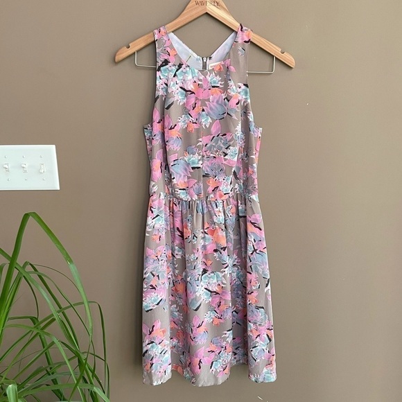 Rebecca Taylor Tropical Demi Femme Silk Dress Sz 0 - Picture 2 of 8